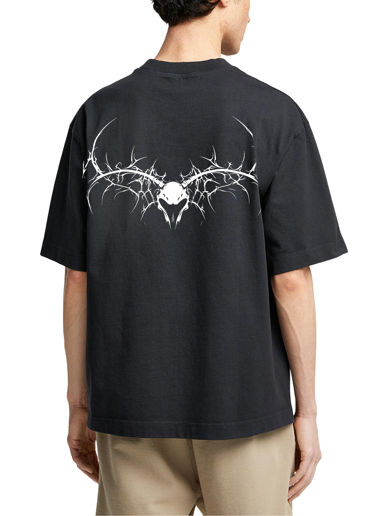 Oversized Graphic Back T-Shirt for Men