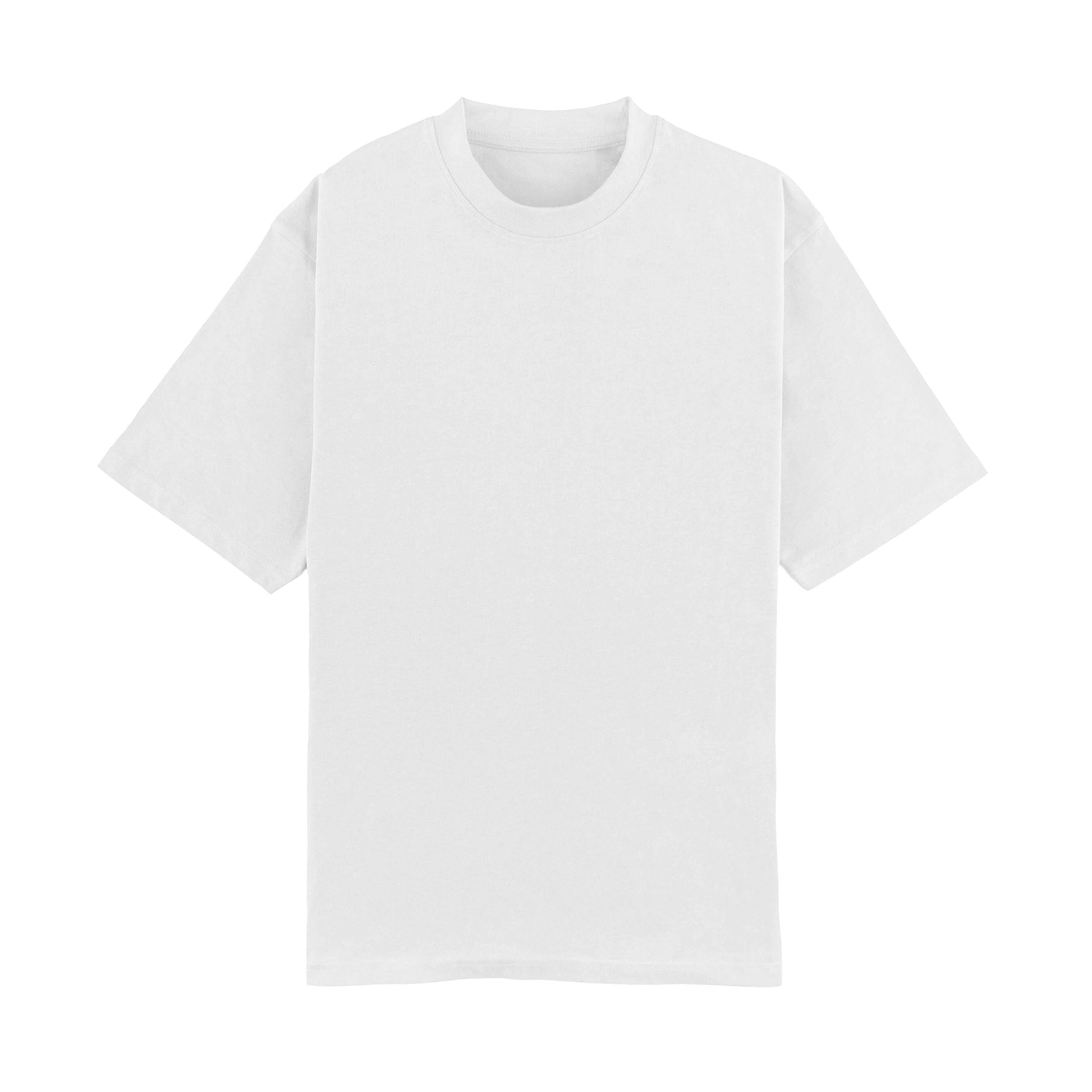 Relaxed Fit 350GSM Heavyweight T-Shirt - White - Urbanfeelo