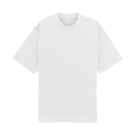 Relaxed Fit 350GSM Heavyweight T-Shirt - White - Urbanfeelo